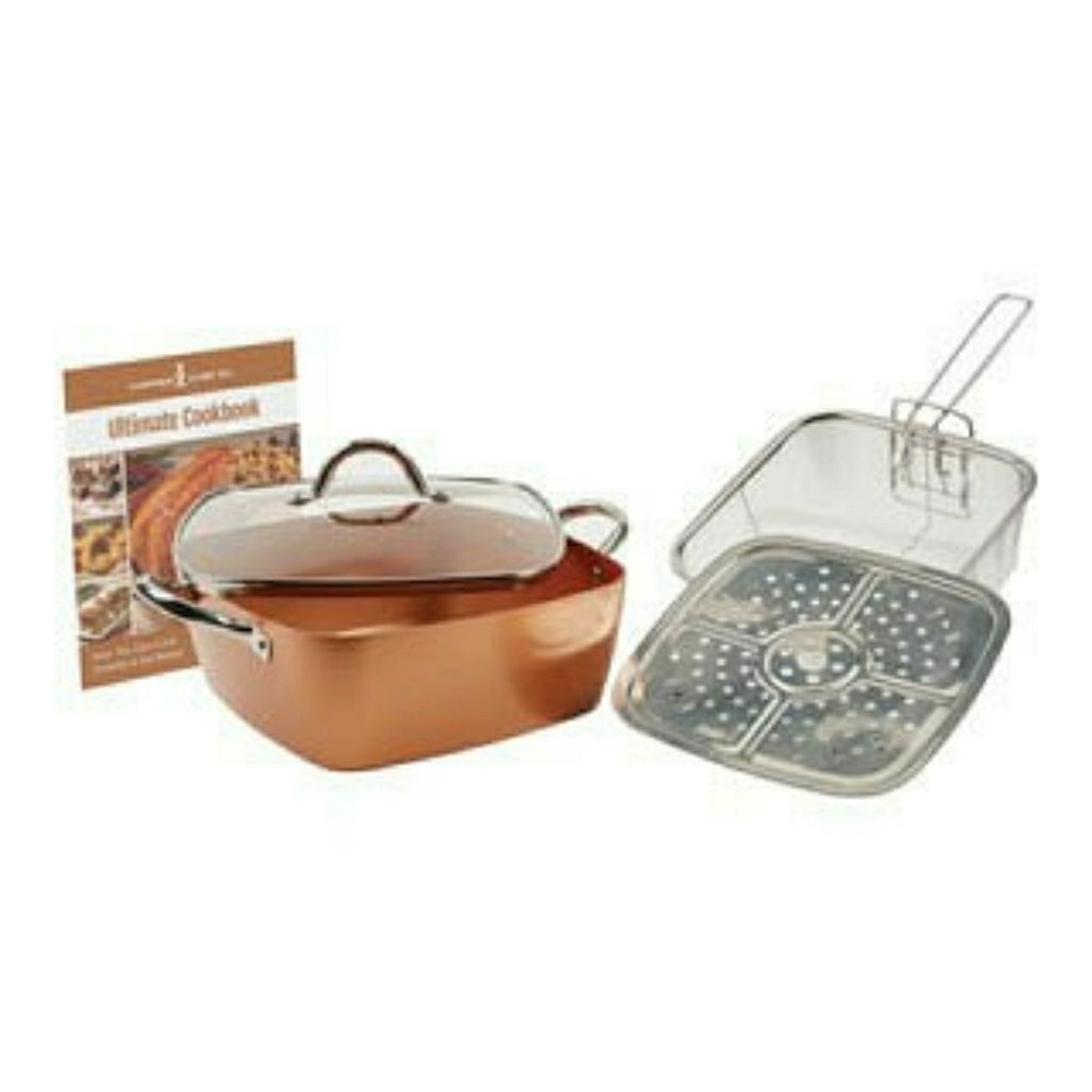 Stove , pot , steamer, fryer strainer